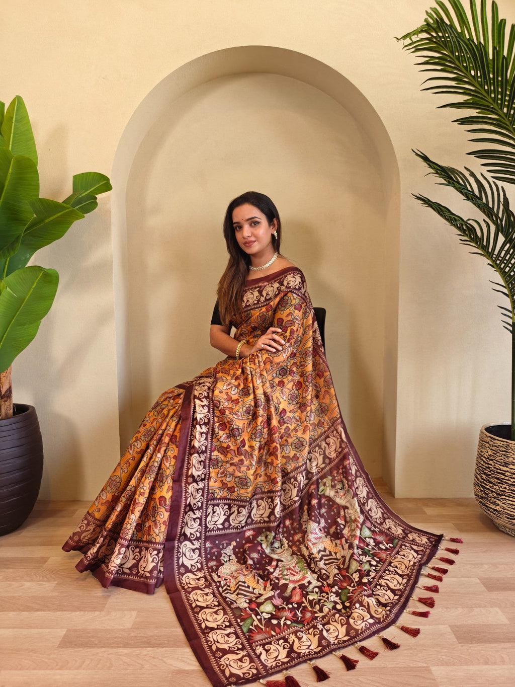 Cotton Chanderi Saree