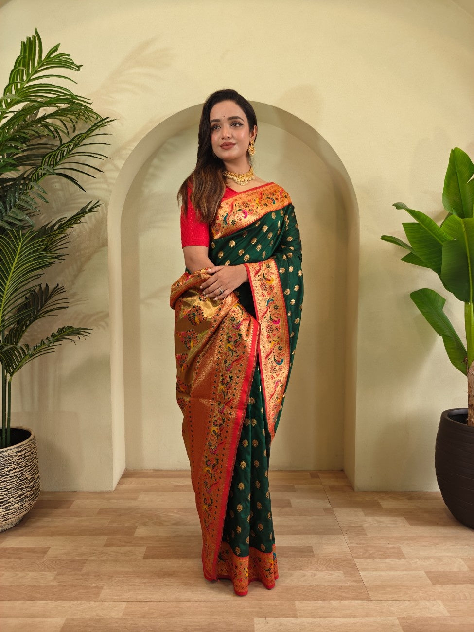 Pure Paithani Silk Saree