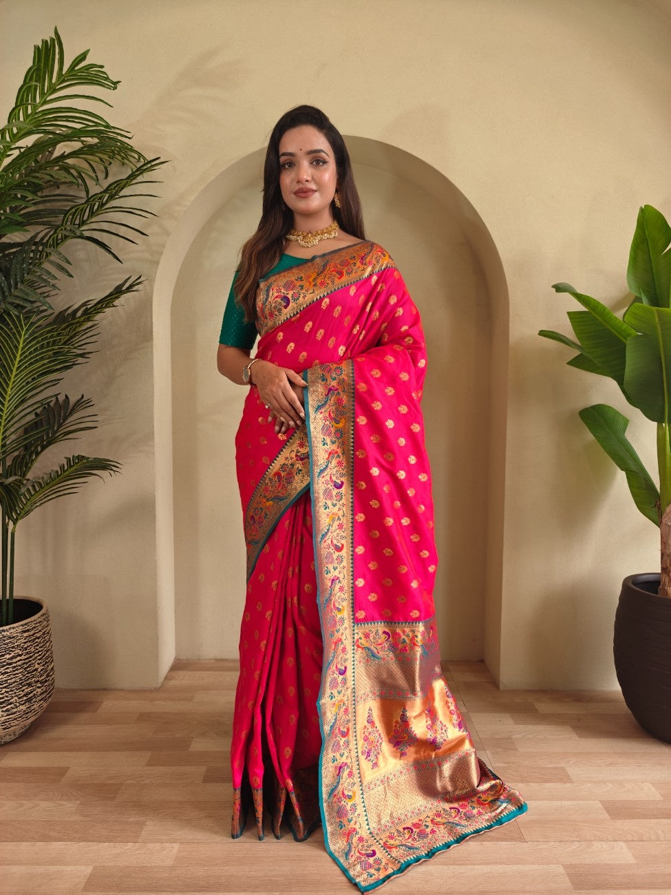 Pure Paithani Silk Saree