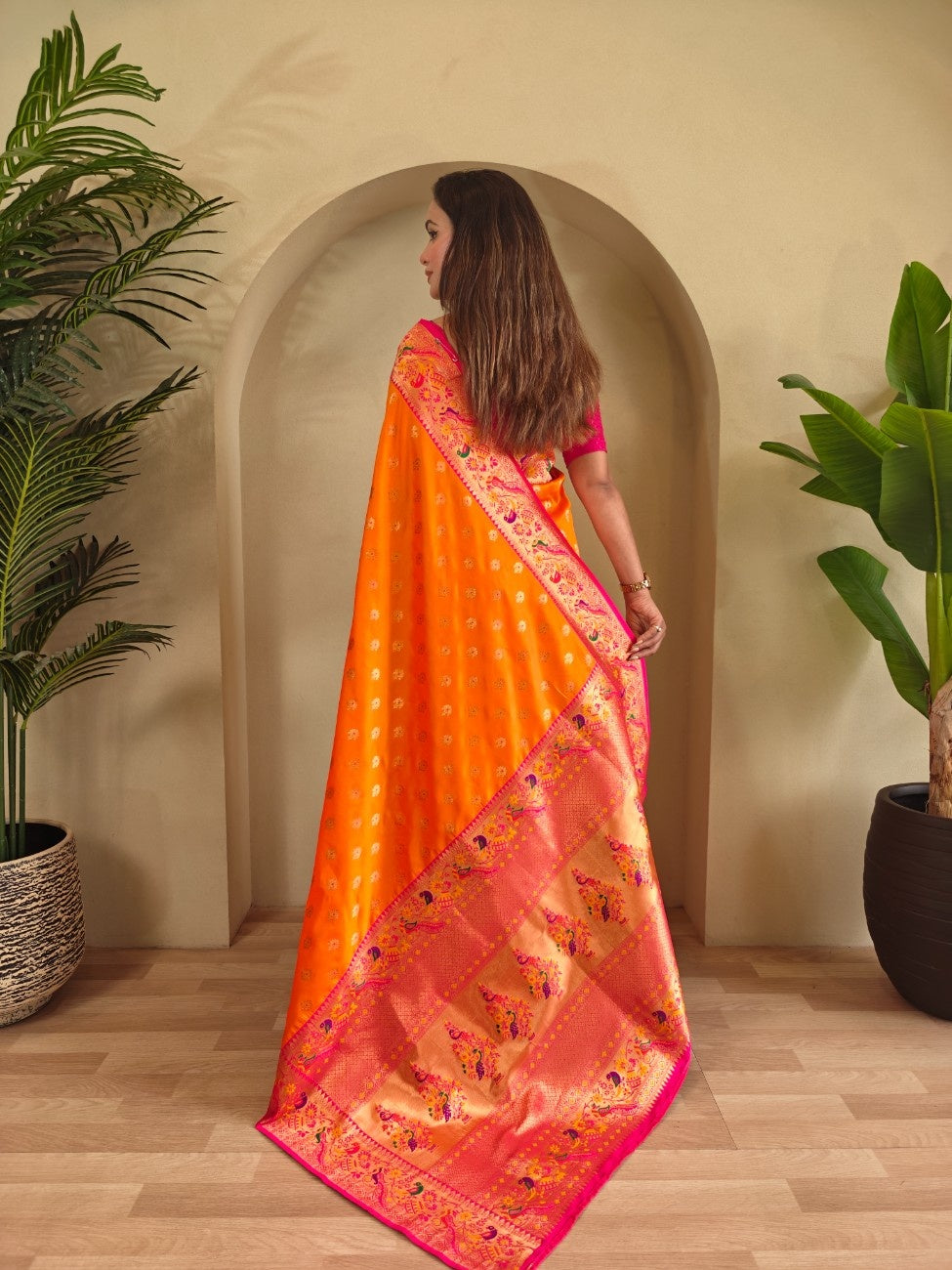 Pure Paithani Silk Saree