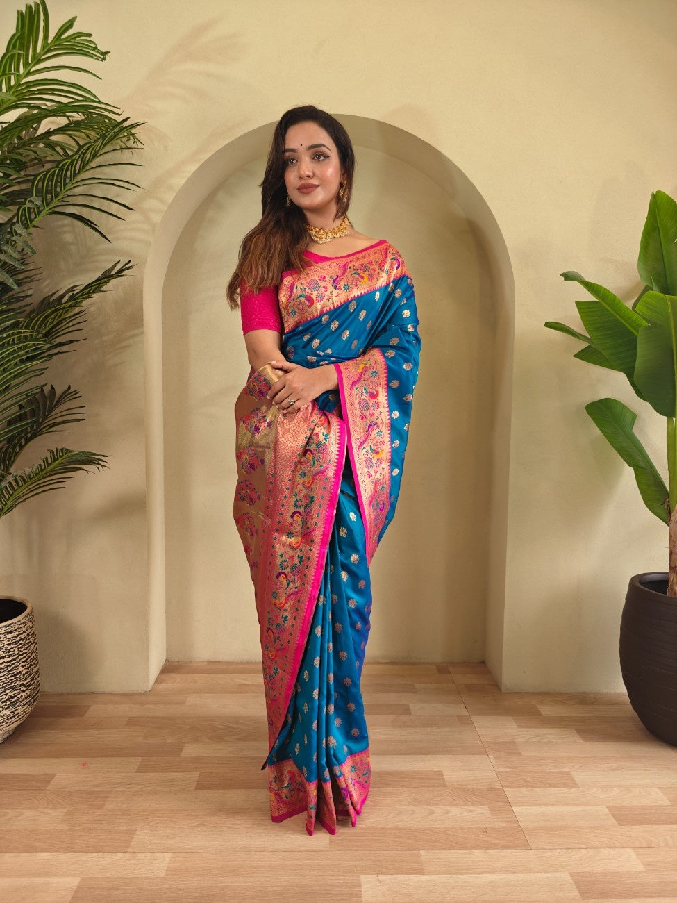 Pure Paithani Silk Saree