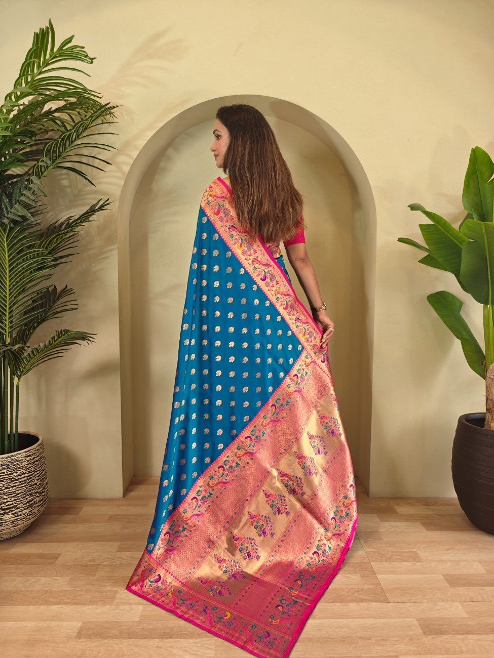 Pure Paithani Silk Saree