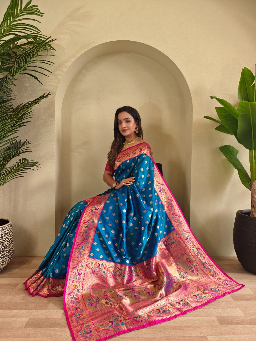 Pure Paithani Silk Saree