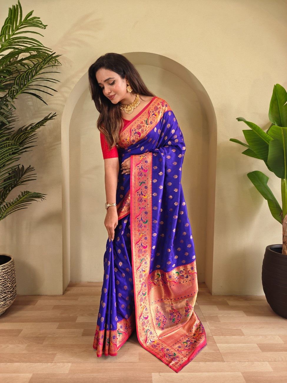 Pure Paithani Silk Saree