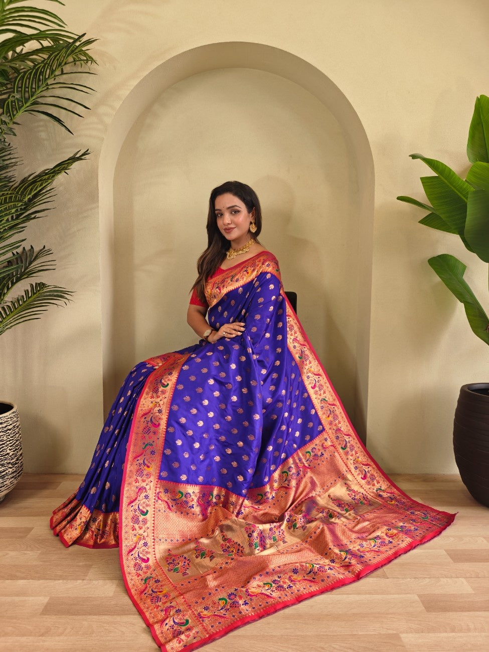 Pure Paithani Silk Saree