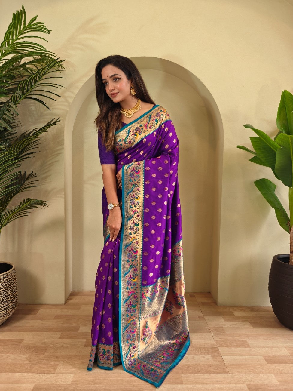 Pure Paithani Silk Saree