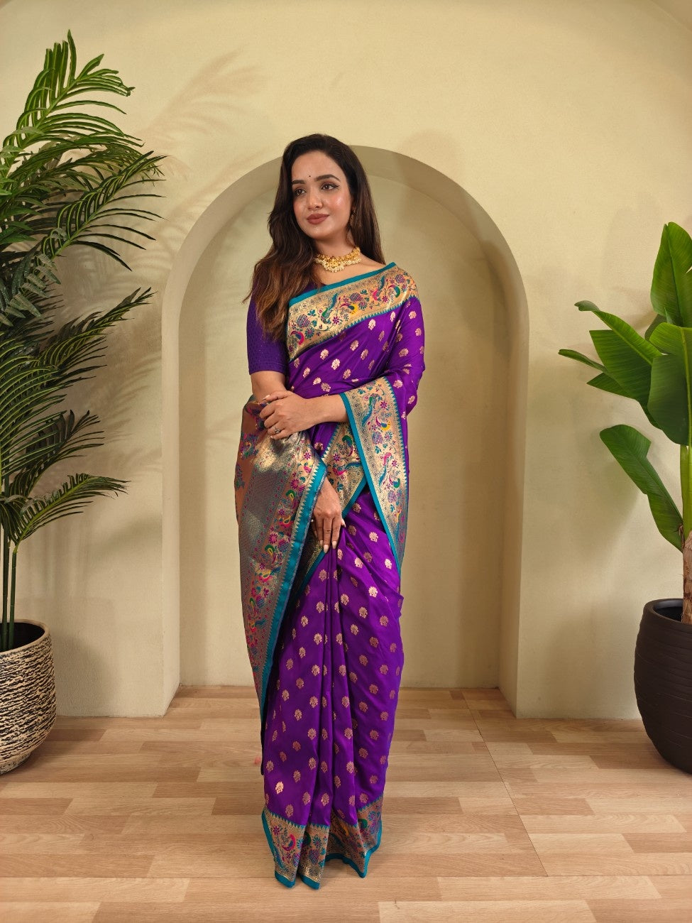 Pure Paithani Silk Saree