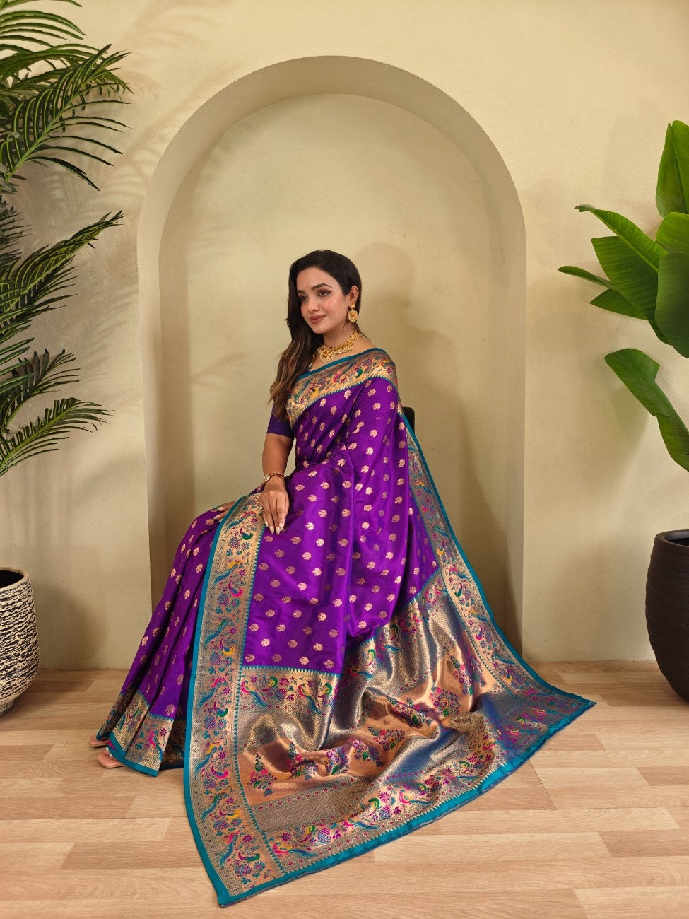 Pure Paithani Silk Saree