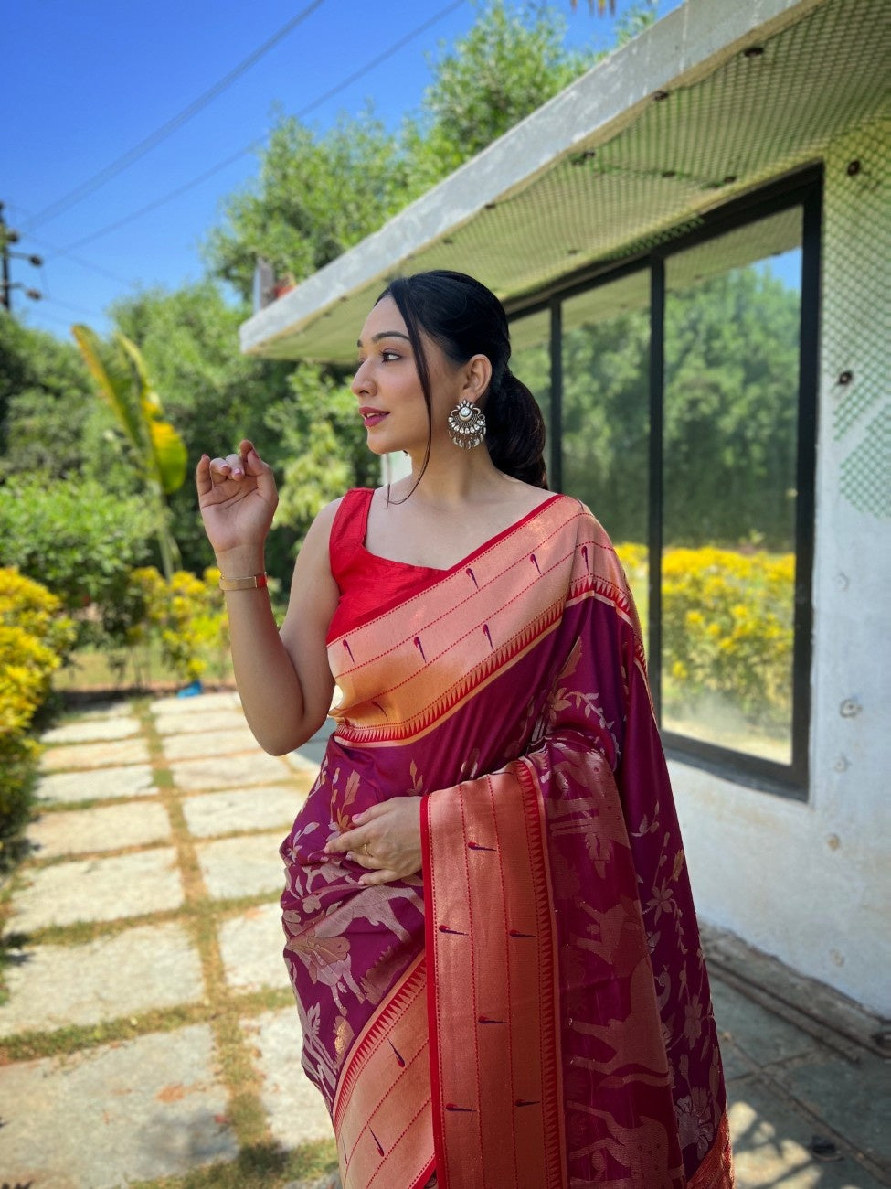 Pure Paithani Silk Saree