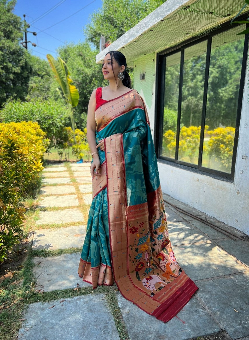 Pure Paithani Silk Saree