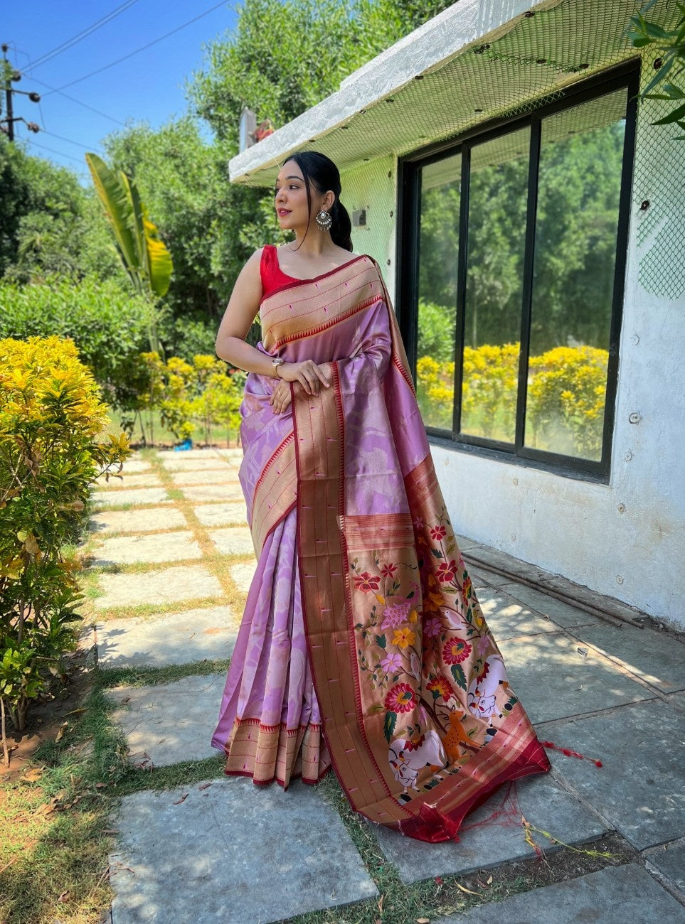 Pure Paithani Silk Saree