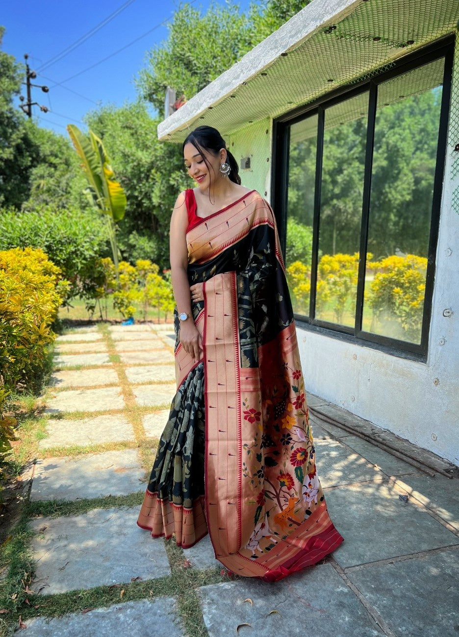 Pure Paithani Silk Saree