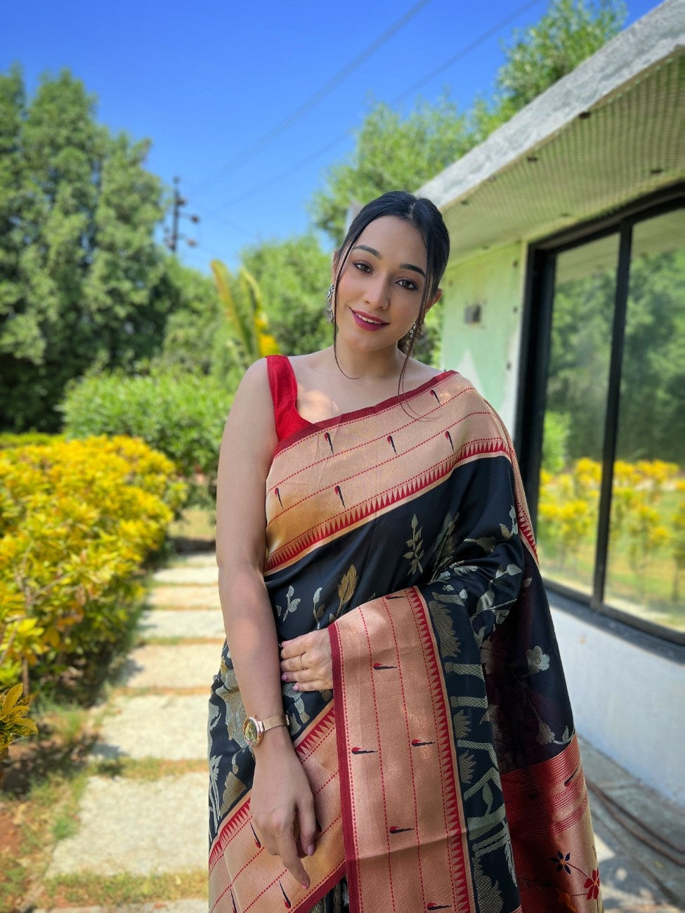 Pure Paithani Silk Saree
