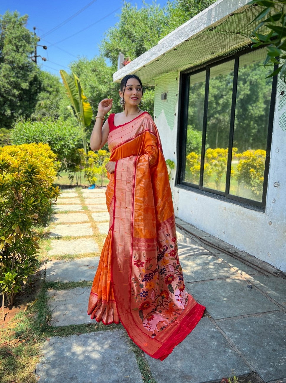 Pure Paithani Silk Saree
