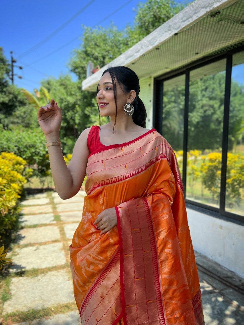 Pure Paithani Silk Saree
