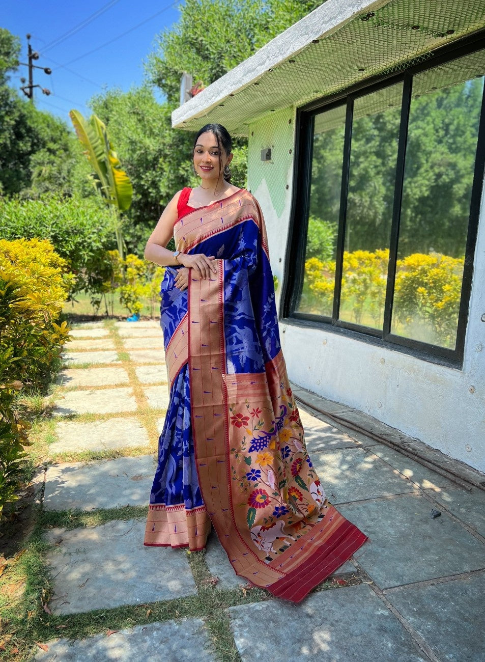 Pure Paithani Silk Saree