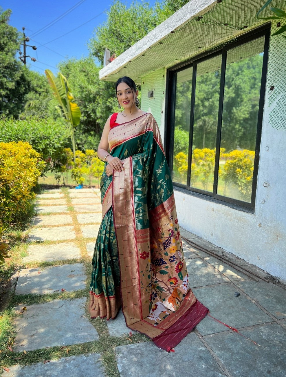 Pure Paithani Silk Saree