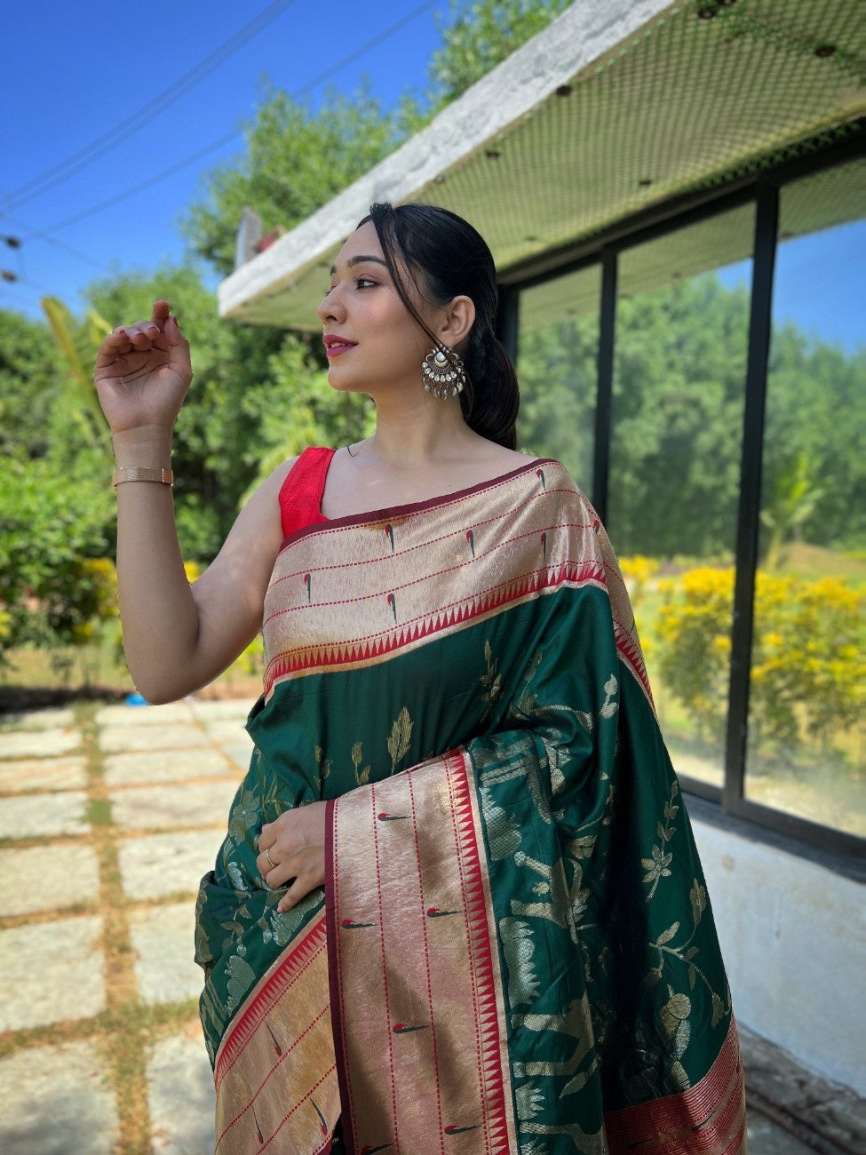 Pure Paithani Silk Saree