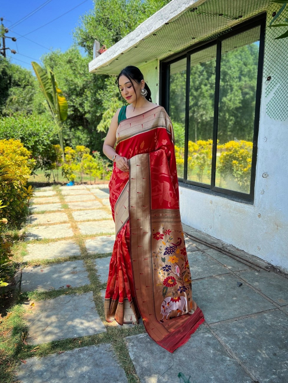 Pure Paithani Silk Saree