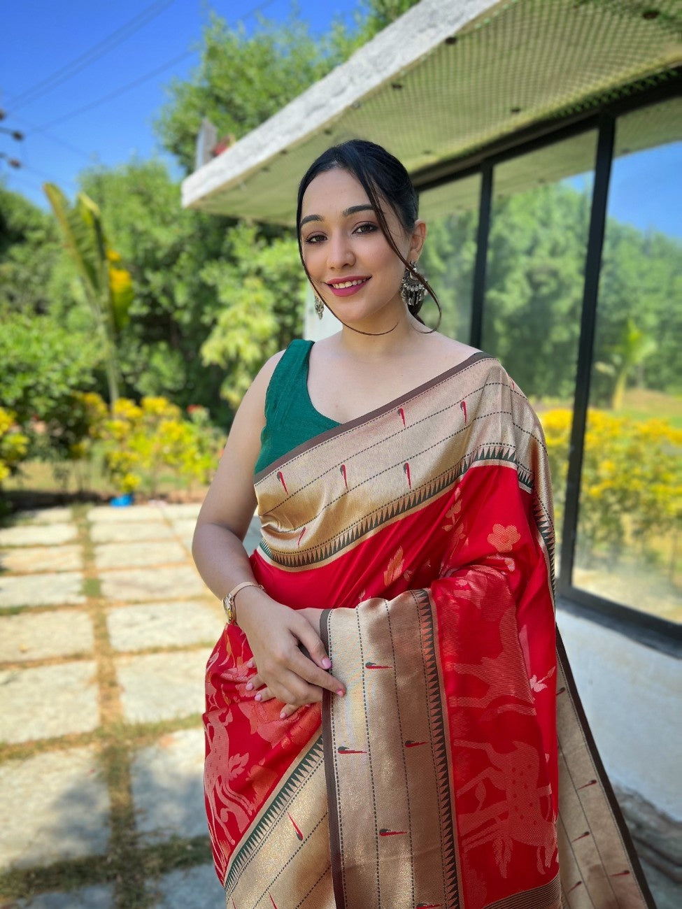 Pure Paithani Silk Saree