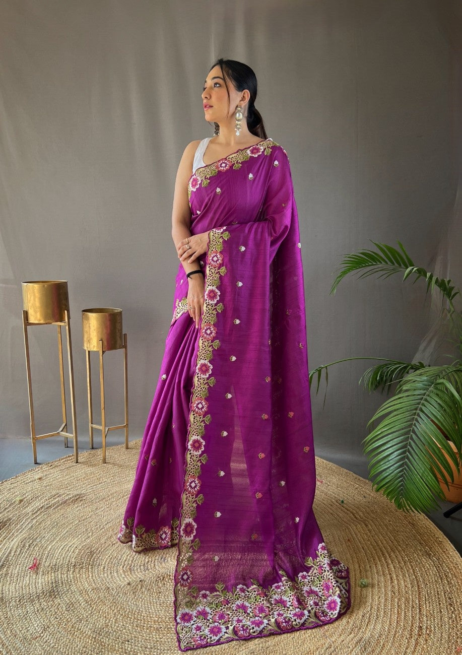 Pure Matka Silk Saree