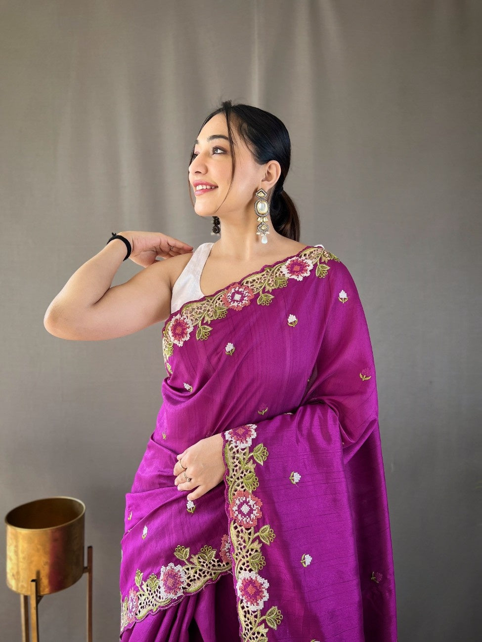 Pure Matka Silk Saree