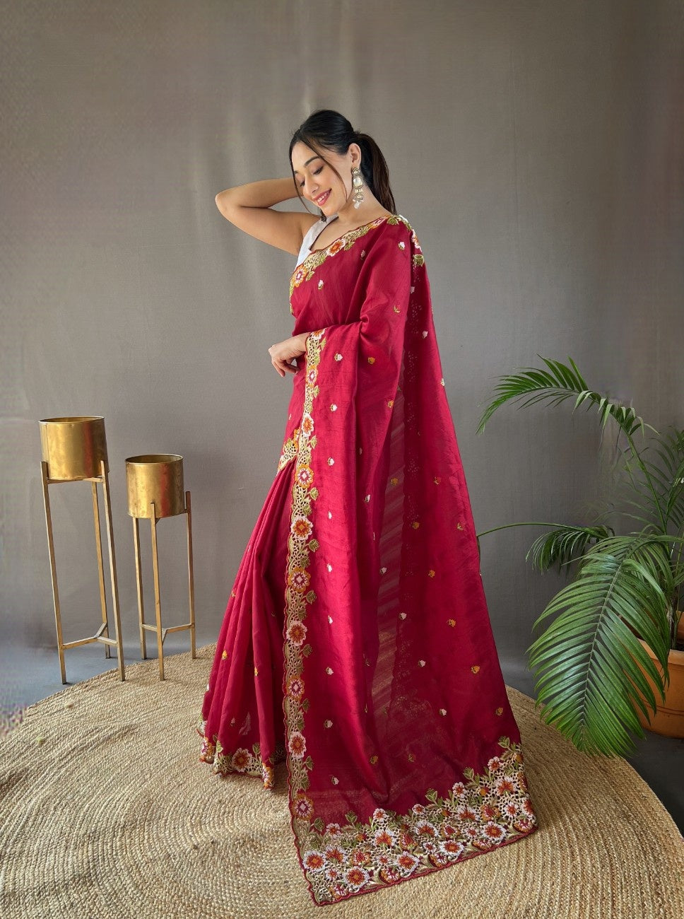 Pure Matka Silk Saree