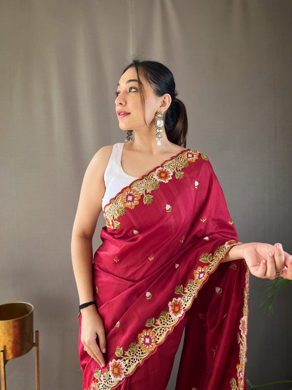 Pure Matka Silk Saree