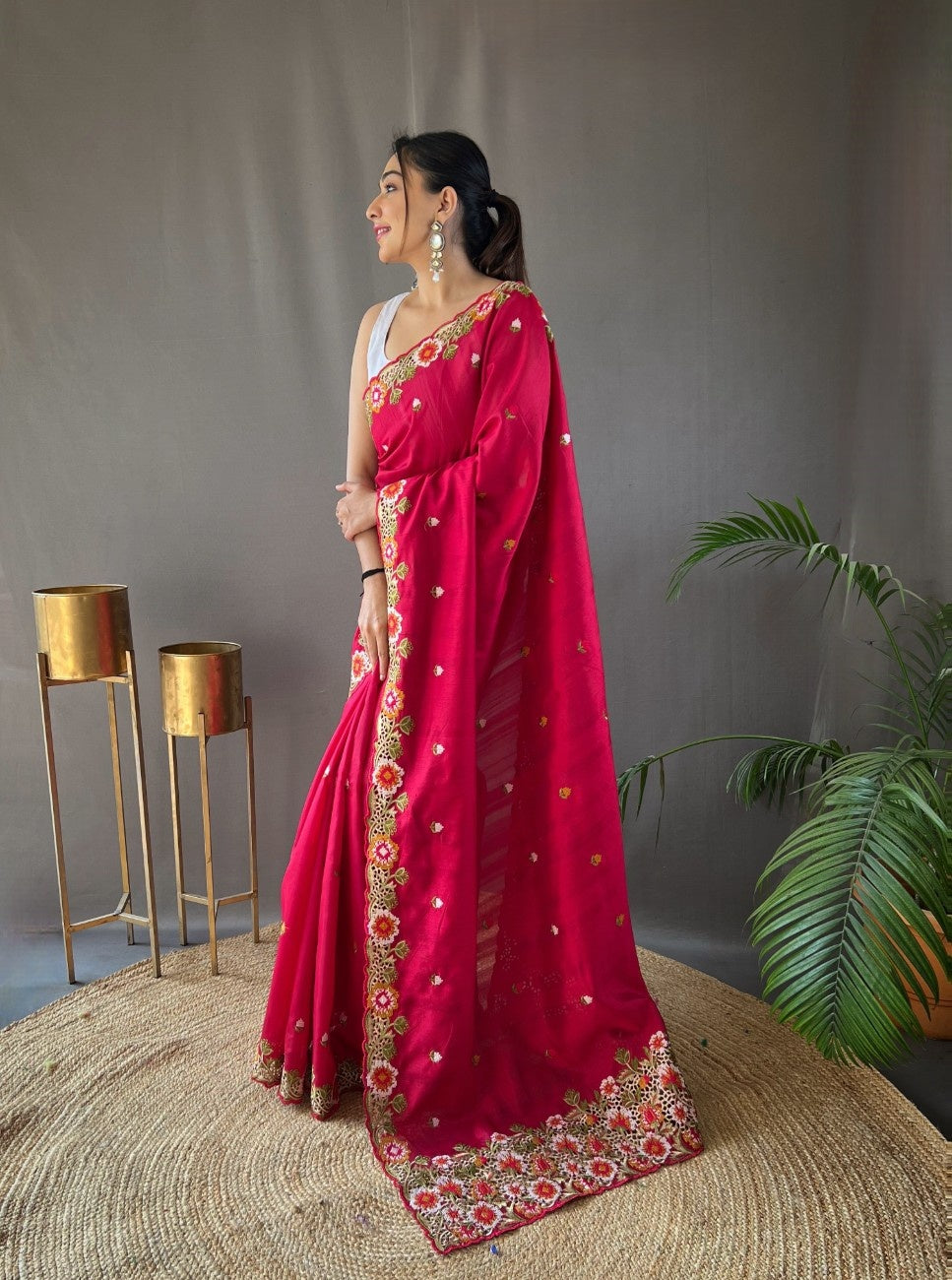 Pure Matka Silk Saree