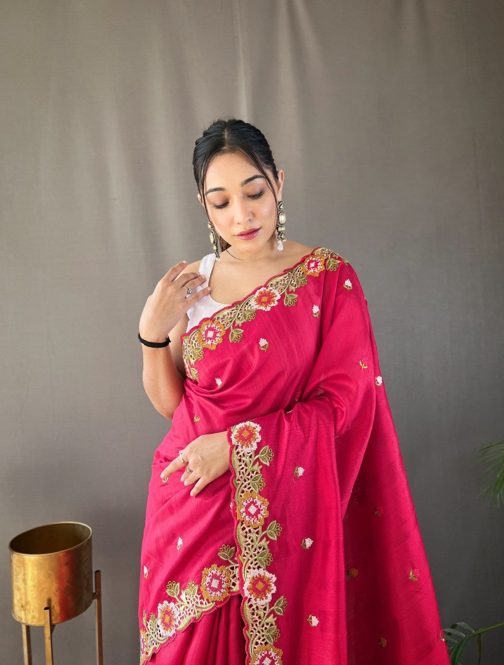 Pure Matka Silk Saree