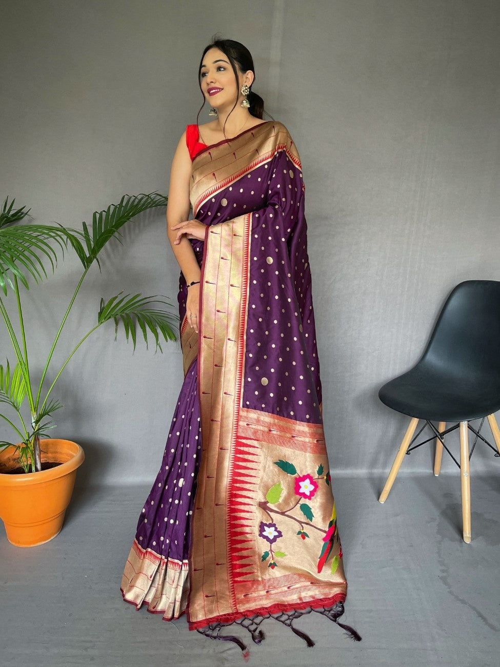 Pure Paithani Silk Saree