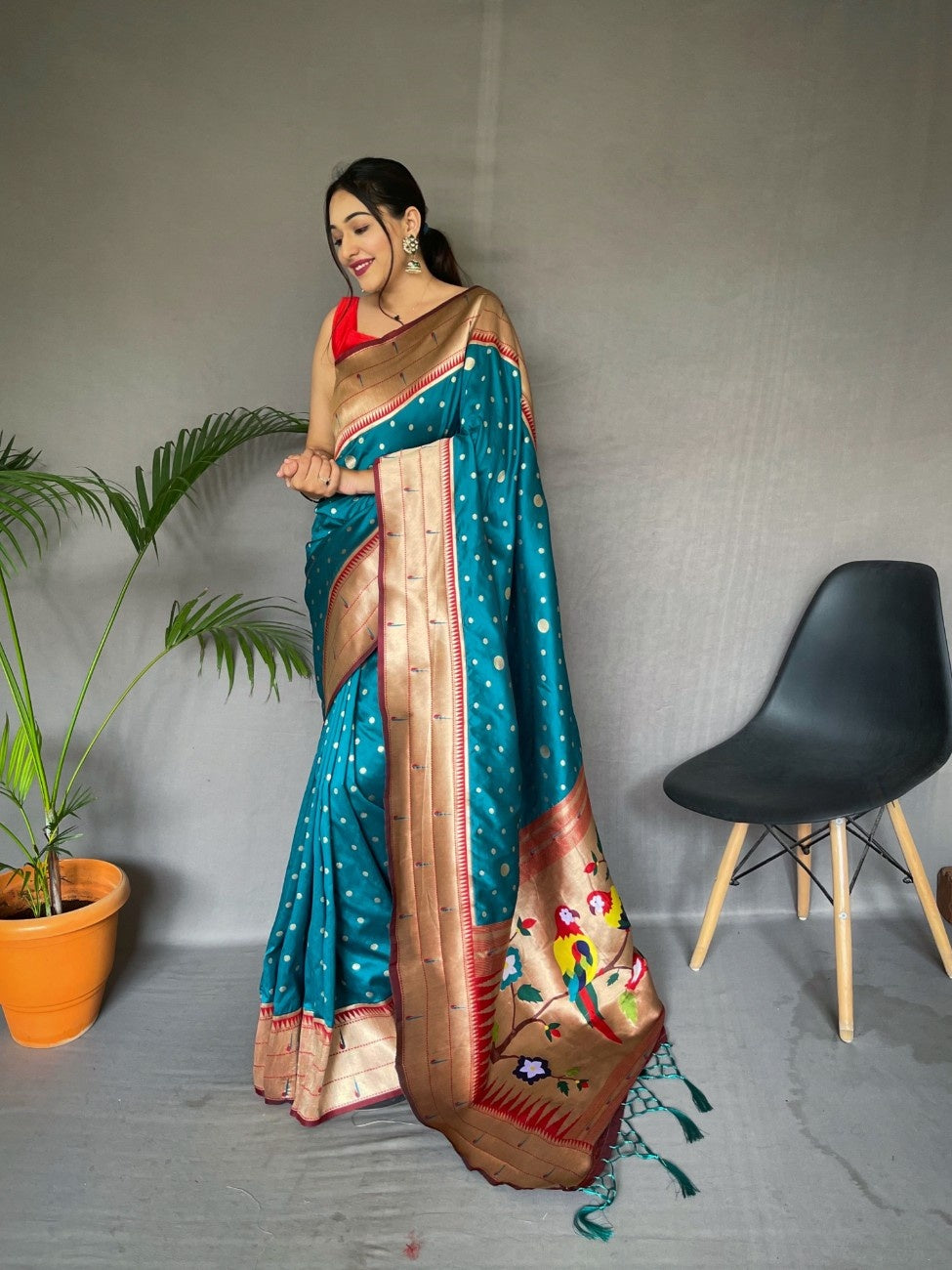 Pure Paithani Silk Saree