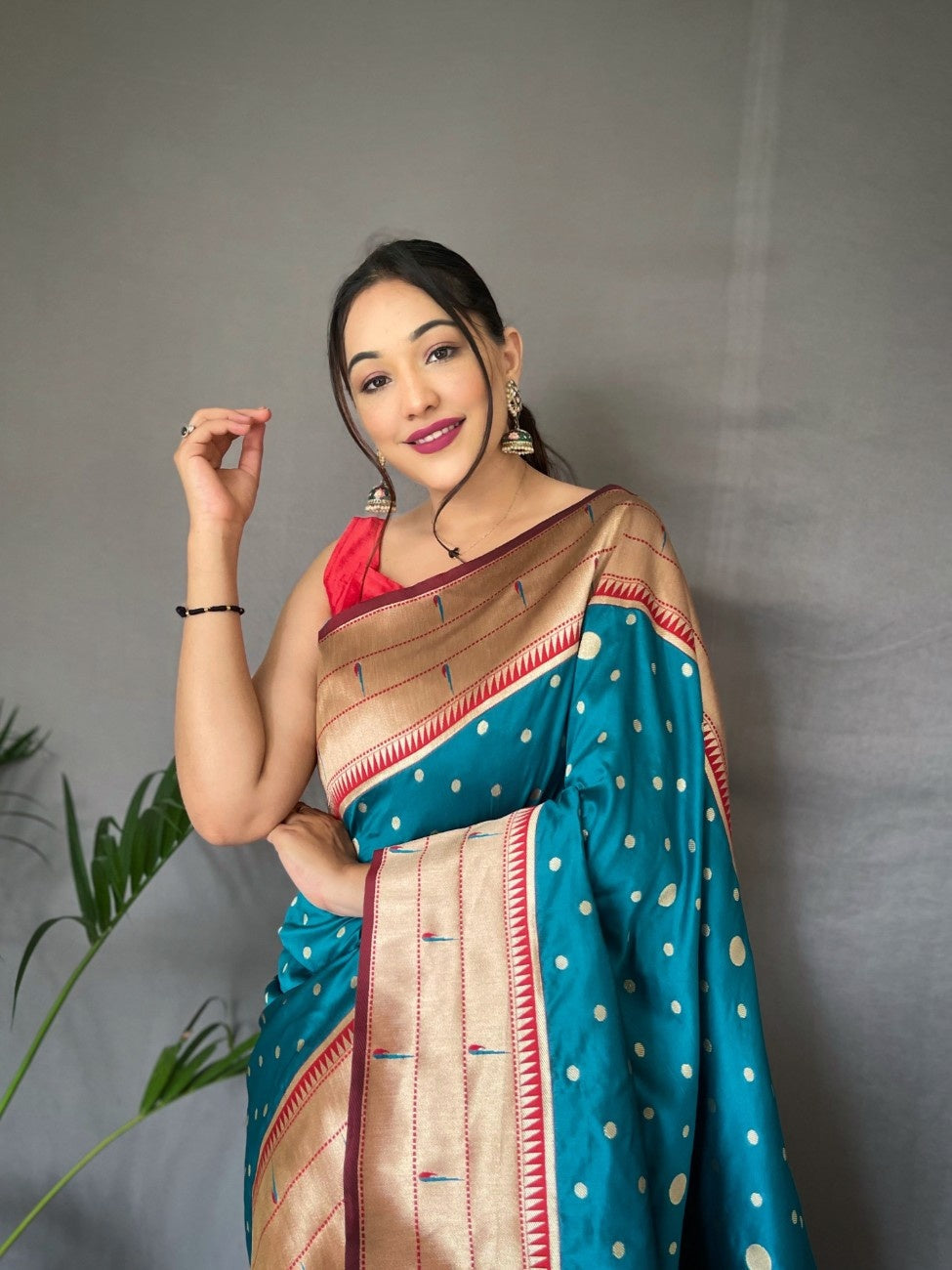 Pure Paithani Silk Saree