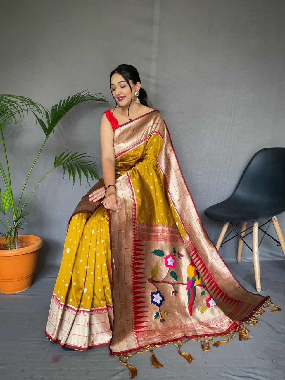 Pure Paithani Silk Saree