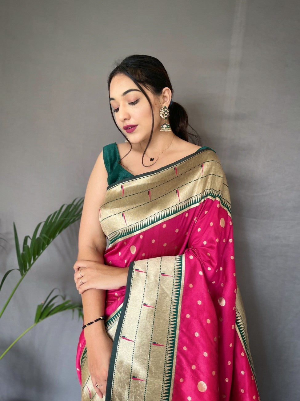 Pure Paithani Silk Saree
