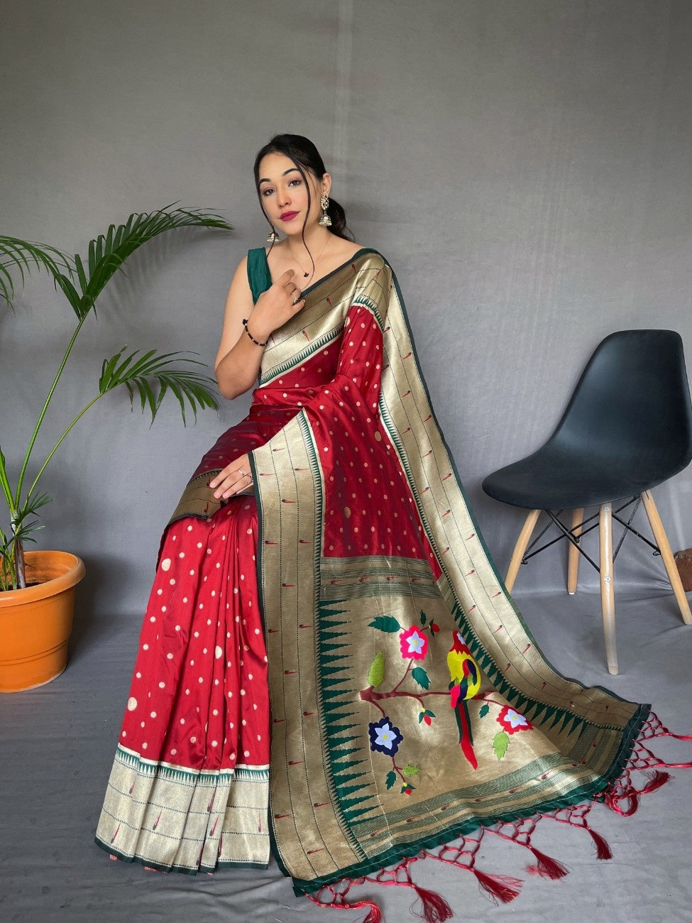 Pure Paithani Silk Saree