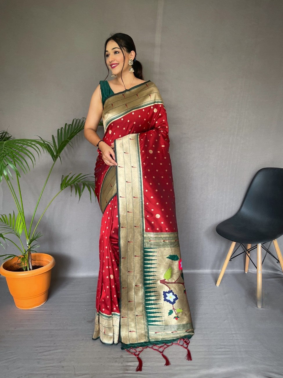 Pure Paithani Silk Saree