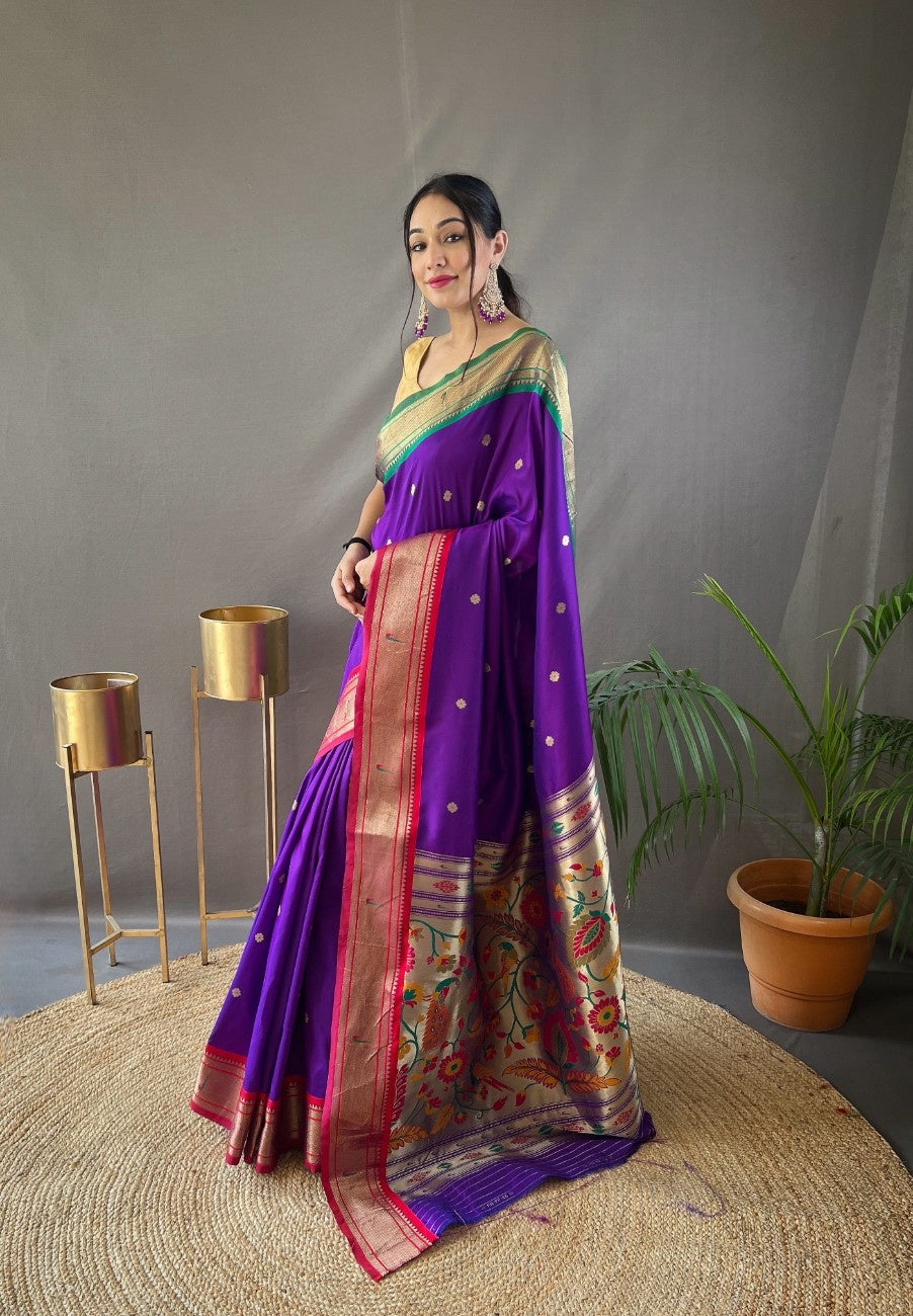 Pure Paithani Silk Saree