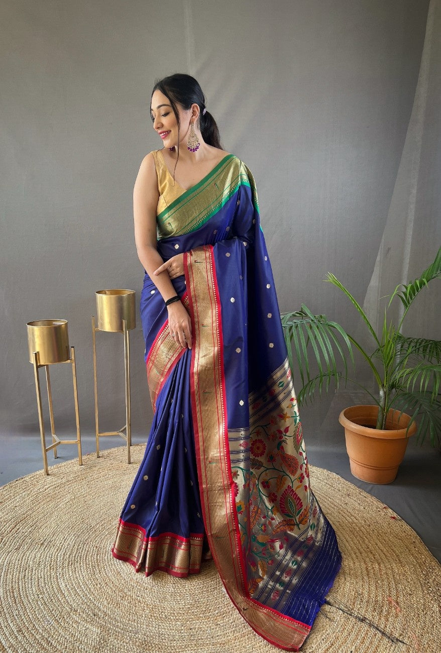 Pure Paithani Silk Saree