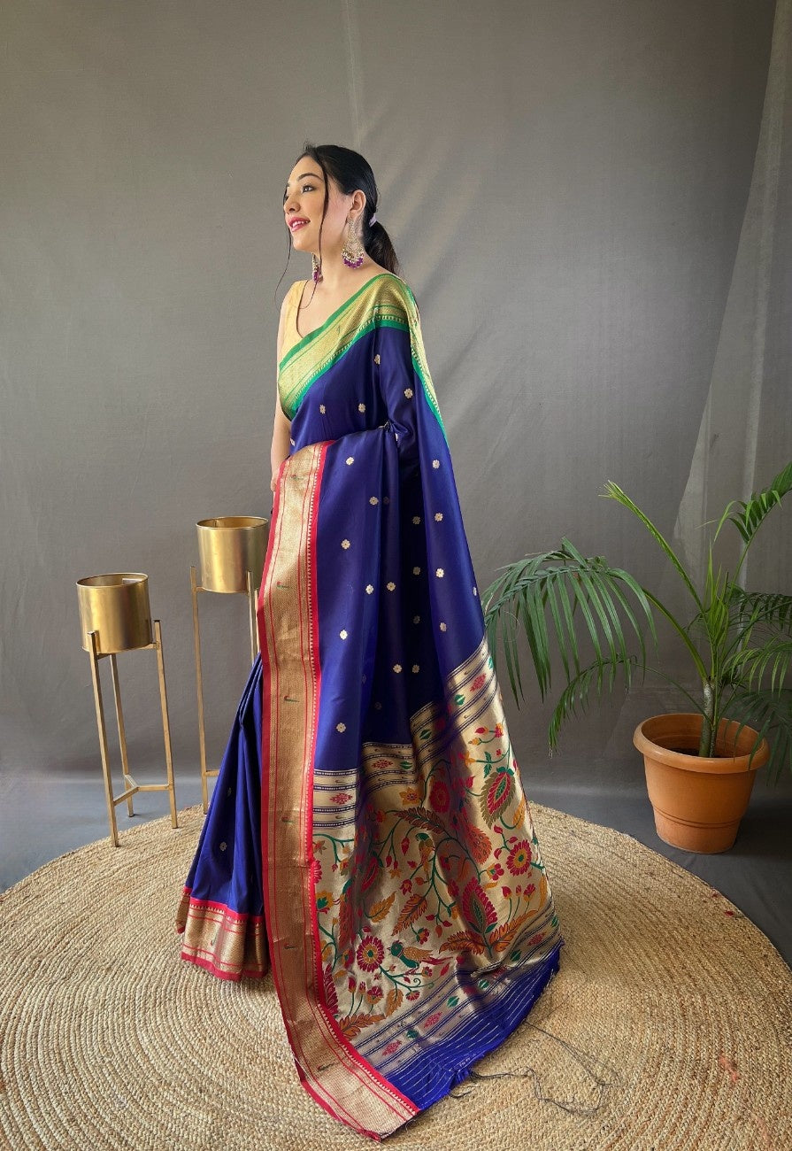 Pure Paithani Silk Saree
