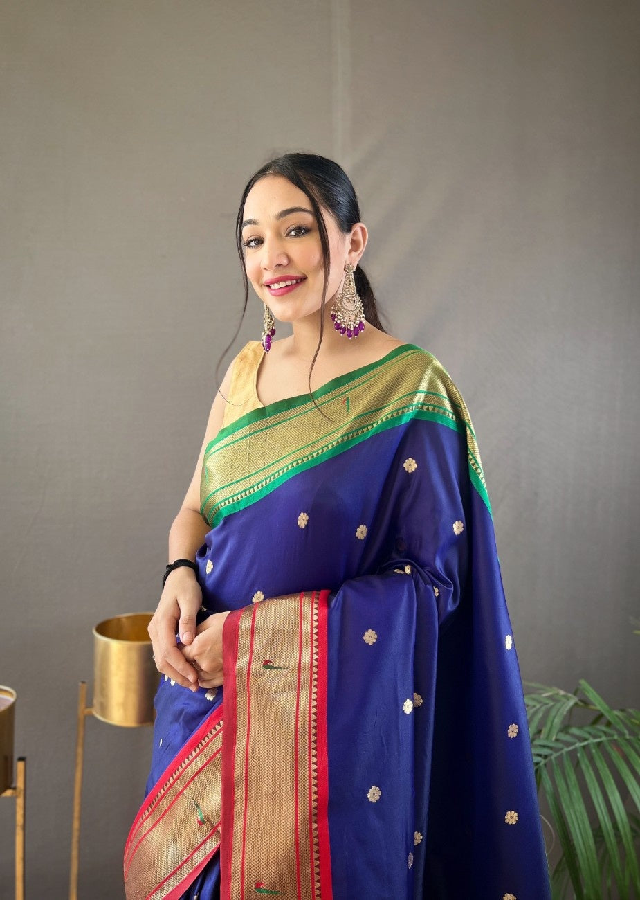 Pure Paithani Silk Saree