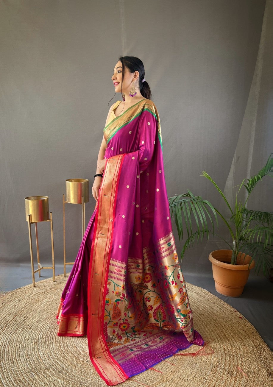 Pure Paithani Silk Saree