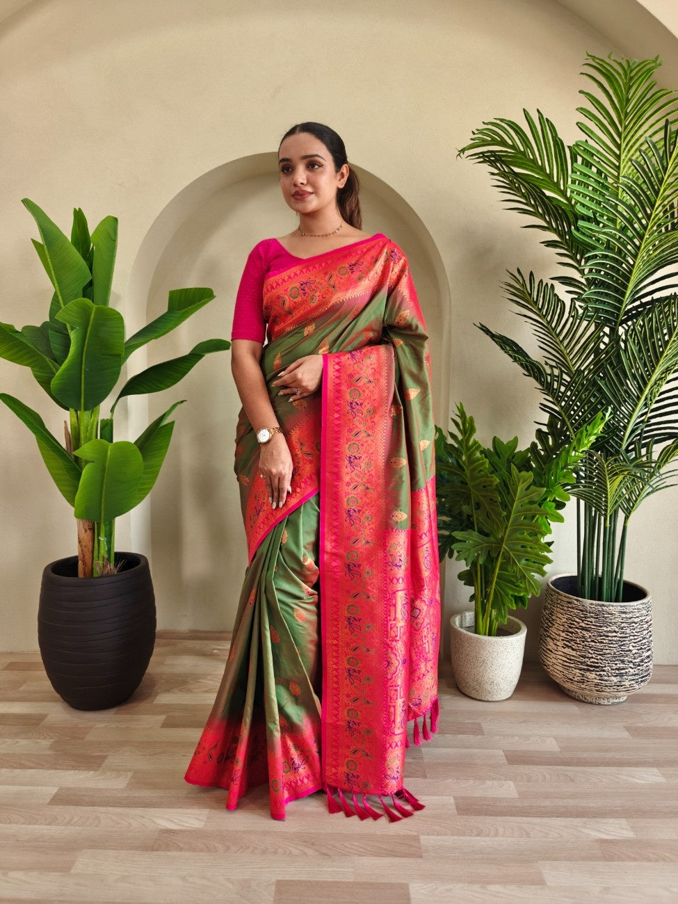Pure Paithani Silk Saree
