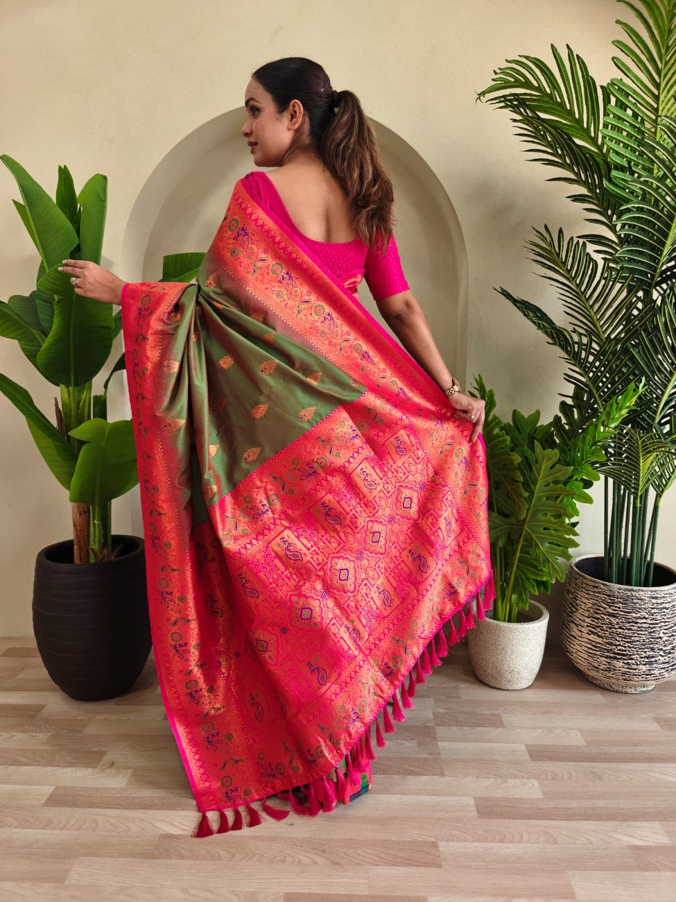 Pure Paithani Silk Saree
