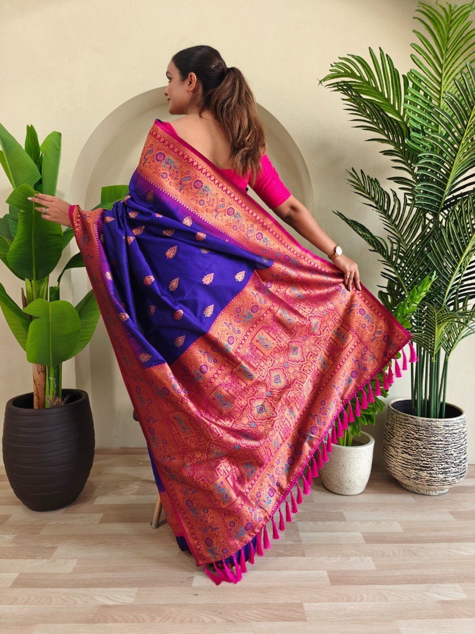 Pure Paithani Silk Saree