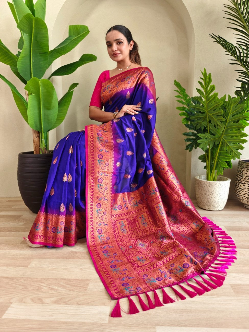 Pure Paithani Silk Saree