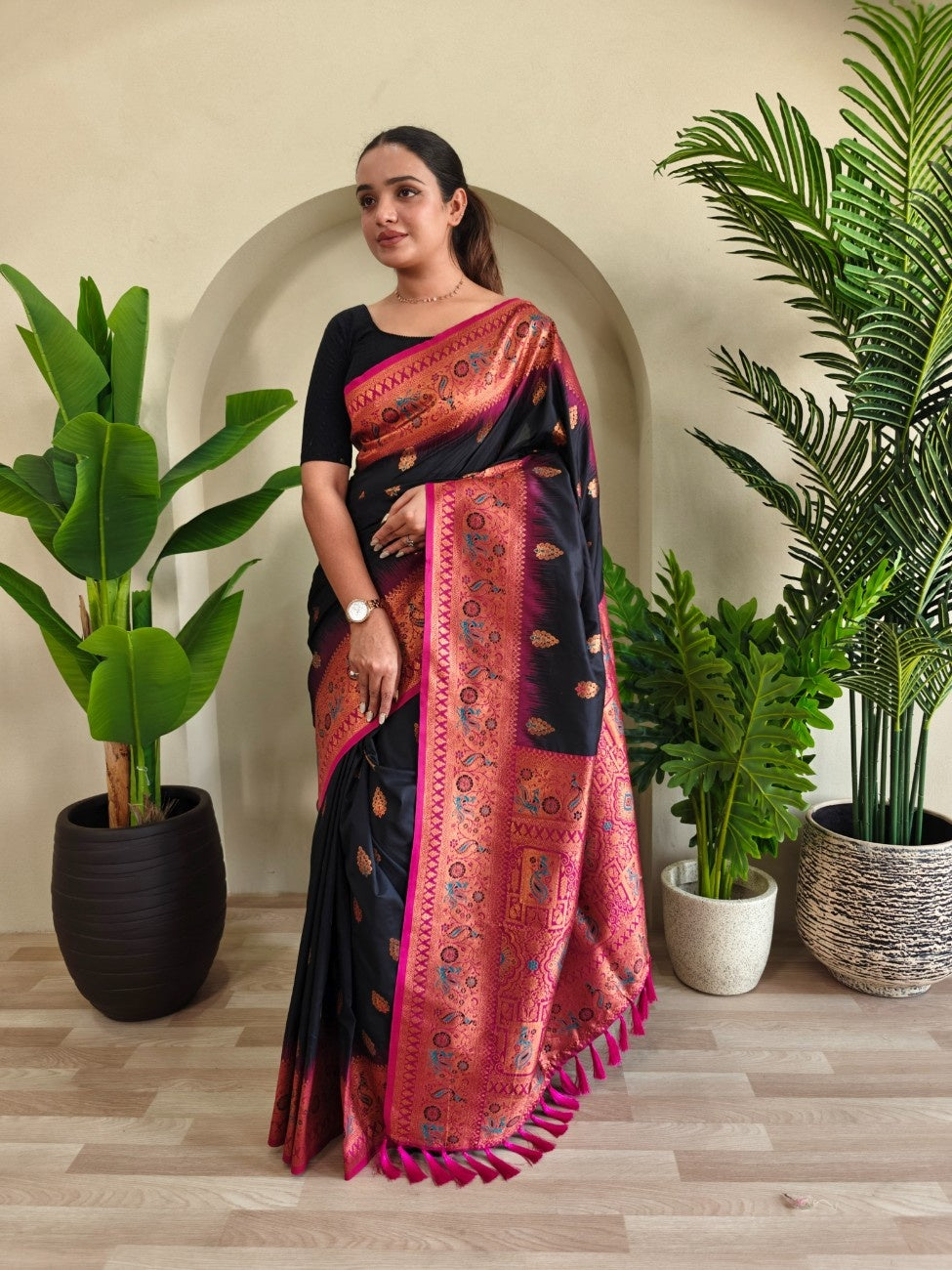 Pure Paithani Silk Saree