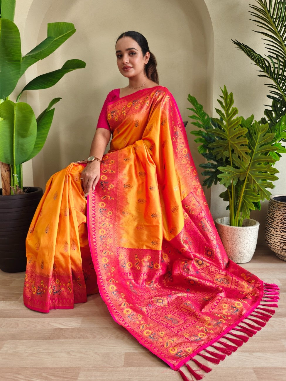Pure Paithani Silk Saree