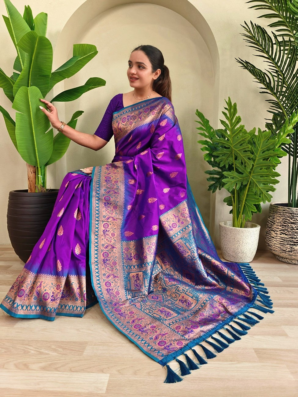 Pure Paithani Silk Saree