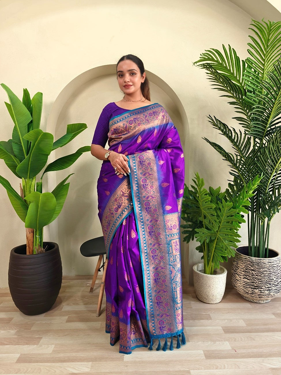 Pure Paithani Silk Saree